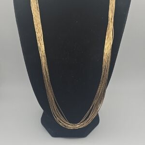 Gold Filled Multi-Strand Women's Necklace - Unbranded